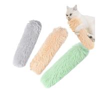Générique Cat Toys Set - 3pcs Crinkle Plush Teething Pillow, Interactive Cat Toy, Kick Play, Soft Cat Friendly Toys, Lightweight Toy Set