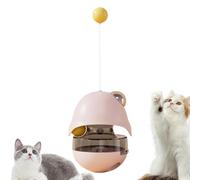 Générique Cat Treat Dispenser, Interactive Training Ball Toy, Cat Treat Feeder Toy, Catnip Balls for Cats, Intelligent Cat Toy, Interactive Cat Treat Toy, Smart Feeding Toy for Cats