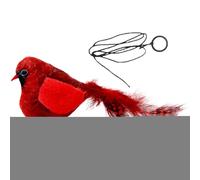 Générique Cat Tweeting Bird Toy | Realistic Squeaky Game Cat Toy with Bird Tweet | for Indoor Play Travel Enrichment at Home Reduction Boredom