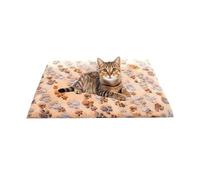 Générique Cat Warm Bed, Thermal Blanket for Pets with Claw Footprints Design | Heat Mat for Animals, Indoor Home Bedroom Living Room Winter Cats Dogs Puppy