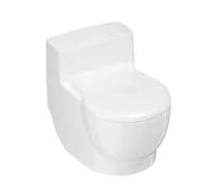 Générique Cat Water Bowl - Anti-Spill Detachable Dish | Toilet Shaped Pet Water Bowl | for Pets Kittens Puppies Dogs Home Bathroom Living Room Kitchen Toilet-Shaped Pet Fountain Cat and Dog Bowls