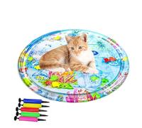Générique Cat Water Play Mat, Pet Cooling, Indoor Outdoor Pad, 39.37 inches Interactive Toy for Cats and Dogs to Stay Comfortable, Refreshed During Hot Weather, Ideal Floors, Active Playtime