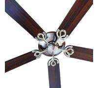 Générique Ceiling Fan Parts | Lightweight Aluminum Replacement Parts | Set of 5 Ceiling Fan Arm Bracket Arm for Living Room Bedroom Indoor Outdoor