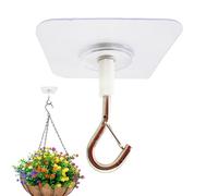 Générique Ceiling Hanger - Ceiling Hook | Wall Hanger | Heavy Between Sticky Hooks | Wind Chime Picture Hooks | Wall Hangers Home Decor With Loop