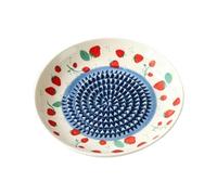 Générique Ceramic Grating Dish - Manual Fruity Pattern Ceramic Dish - Garlic Grater Bowl for Vegetables, Chocolate, Strawberries, Cooking, Food, Peeling, Pastry