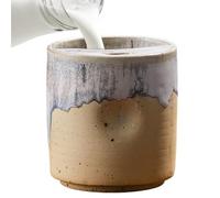 Générique Ceramic Latte Cup With Sip Hole - Tea Cup 500ml | Water Mug Without | For Women Men Home Office Car Travel Terrace Camping Hotel Picnic Juice Drinks