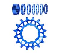 Générique Chain Sprocket | 16 Teeth and 18 Teeth Chainring Adapter for Adults and Beginners Youth Road Bike City Cycling Urban Outdoor Street