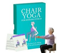Générique Chair Yoga Card Game | Chair Exercise Game For Seniors Over 70 | Yoga Postures For Office Home Adults