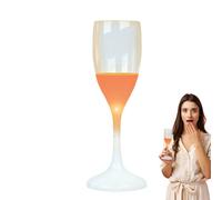 Générique Champagne Flutes, Light Up Cups - Colorful Wine Glasses 4oz | Drinking Glasses, Glow in the Dark Mugs, Champagne Flutes for Wedding, Christmas Party