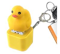 Générique Chem Keyboard Clicker, Keyboard FildGet Keychain Package | Beautiful Keychain Decoration - Stress Relief Duck Shape, Bag Charm with Light and Sound