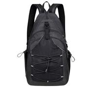 Générique Chest Shoulder Bag, Large Chest Backpack with Phone Holder, Multifunctional Shoulder Strap for Teens, Youth, Girls, Men, Women, Boys and Athletes, Black, Se référer à la description
