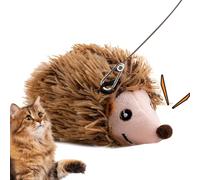 Générique Chewing Cat Toy - Interactive Pounding Hedgehog Mahjong Capybara Parrot - Chew Chew Toy with Catnip for Bedroom Living Room Indoor Cat Kitten Reduction Boredom