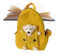 Générique Children's Backpack - Children's School Bag - 3D Backpack for Girls Kindergarten Outdoors Travel, Yellow, Se référer au descriptif, Refer to description