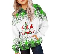 Générique Children's Christmas Sweatshirt with Long Sleeves, Christmas Theme, Autumn, Winter, Snowman, Warm and Comfortable Coat for Children, Boys and Girls (Green, 18-24 Months)
