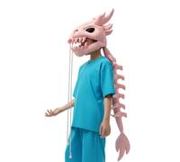 Générique Children's Dinosaur Costume, 3D Skull Head Accessory and Backbone Costume - Realistic and Portable Dinosaur Outfit - for Adults Halloween