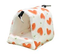 Générique Chinchilla Hammock | 1 x Warm and Comfortable Cave | Soft Bed 13 x 13 x 10 cm for Small Animals such as Bandits, Ferrets and Hamsters for Sleeping, Resting and Climbing in the Cage