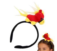 Générique Chinese New Year Horse Headband | Plush Equine Head Accessory - Soft Animal Headband for Chinese New Year Greeting Family Photos Shows Parties Cosplay Videos