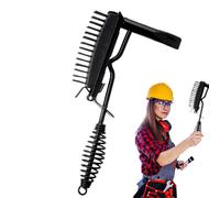 Générique Chipping Slag Hammer, Welder Chipping Hammer Tool with Coil Spring Handle, Efficient Welding Slag Remover for Professional Welding Work, Tool Welding Hammer, Chipping Hammer Slag Removal