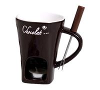 Générique Chocolate Hot Cup, Ceramic Fondue Cup, Material: Ceramic, Butter Warmer Mug, Fondue Mug, Multipurpose Fondue Set, for Picnics, Home, Dessert Table
