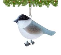 Générique Christmas Bird Decorations | Hanging Decorative Statue Figurine | Sea Glass Ornament for Decoration | for Home Decoration Window Table Living Room Wall Bedroom