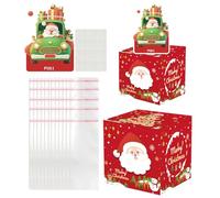 Générique Christmas - Christmas Coin Purse with 50 Clear Pockets - Party Supplies for Adults Friends Family Wedding Party Birthday Thanksgiving