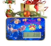 Générique Christmas Clock for Santa Claus Reindeer Digital Clock with Date and Temperature, Seasonal Decoration Time Management for Bedroom, Classroom, Living Room, Office