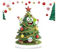 Générique Christmas Decor 2D - Holiday Ornament for Table, Wardrobe with Festive Party, Accent Decoration for Seasonal Display in Hall, Home, Bedroom, Dining Room 7.87