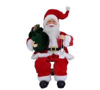Générique Christmas Decor Sitting Santa Claus | Figurine Decoration of Sitting, Large Red, Se référer au descriptif, Refer to description