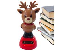 Générique Christmas Decorations - Christmas Ornaments | Christmas Figurines | Christmas Series Dolls Swinging for Car, Small Figurines Dancing Reindeer Decoration for Festive Cheer