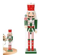 Générique Christmas Decorations Nutcracker, Seasonal Pendants, Christmas Tree Decorations, for Front Door Living Room Fireplace Shelf Photo Props Holiday Indoor Home and