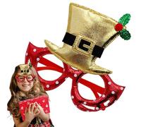 Générique Christmas Glasses | Accessories And Decorations For Eyes,Frames For Christmas Party | For Masquerade Carnival Holiday For Boys And Girls Teens