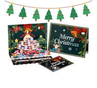 Générique Christmas Greeting Cards with Envelopes, Funny Gift Cards, 3D Greeting Card with Envelopes for Men, Women Boys Girls Teen Grandma Grandpa Wife Husband Son Daughter