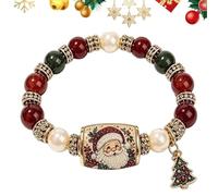 Générique Christmas Jewelry Adjustable Beaded Bangle For Holidays And Holidays, Se référer au descriptif, Acrylonitrile Butadiene Styrene, No gem