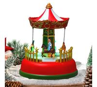Générique Christmas Ornaments | Ferris Wheel Light Decorative Christmas Cartoon Figurines, Decoration for Parties - Living Room, Office, Bedroom, Fireplace or