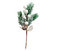 Générique Christmas Pine Branches, Pine Branches - Artificial Christmas Branches | Simulation Portable Small Red Fruit Branches Flowers for Front Door