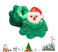 Générique Christmas Plush Toy, Party Decoration Home Santa and Snowmen, Soft Father Plush Toy, for Bedroom Living Room Office Dorm Apartment Farm Hotel Winter