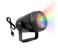 Générique Christmas Projector - USB Powered and Waterproof - Outdoor Projector with Snowflakes and Santa Claus Pattern for Living Room, Garden, Patio, Patio, Porch, School, Bar, Farm