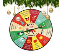 Générique Christmas Roulette Game, Festive Party Decorations, Christmas Spinner Wheel for - for Family, Adults, Women, Men, Boys, Girls, Teenagers