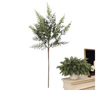 Générique Christmas Tree Branches, Artificial Cedar Home Decor | Realistic Pine Strands for Christmas Decoration | for Party Wreath Fireplace Living Room Office Indoor Outdoor Garden