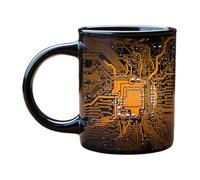 Générique Circuit Board Coffee Mug, Geeky Coffee Mug, Programmer Gift Cups, Computer Engineer Drinkware, Electronics-Inspired Tech Lover Cup for Adults 16x13x11cm