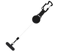 Générique Clasp for Smartphone, Lobster Claw Clasp - 60 cm Retractable Cord Anti-Theft Phone Strap | for Outdoors, Hiking, Cycling, Climbing, Skiing,