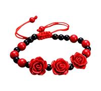 Générique Classic Bracelet Mm Stones Bangle Men Jewelry Pink, For Women For Natural 2 Granny Stainless Rings, 17, Plastic, No Gemstone