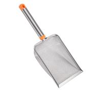 Générique Cleaning Tool Sand Scoop, Ergonomic Handle Deep Shovel, Pet Waste Scooper, Pooper Scooper for Cats, Stainless Steel Heavy Duty, Toilet Supplies Receptacle, 11.22 x 3.94 x 1.97 inches