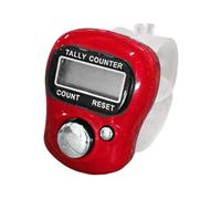 Générique Click Counter - Portable Electronic Ticker and Small Finger Ring Accurate Counting Tool for Workouts, Tricks, Hook, Events, School, Sports, L