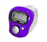 Générique Click Counter - Portable Electronic Ticker and Small Finger Ring Accurate Counting Tool for Workouts, Tricks, Hook, Events, School, Sports, L