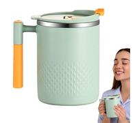 Générique Coffee Cup for Women, Insulated Coffee Mug, Thermal Tea Cups 16oz - Double Layer Stainless Steel Tumbler with Lid and Handle for Milk, Ice Water and Juice