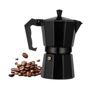 Générique Coffee Maker, With Kettle With Handle Anti-Burn, Classic Italian Camping Coffee Maker, For Electric Stove Gas Alcohol Latte Cappuccino Preparation Home Office Travel Camping