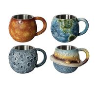 Générique Coffee Mugs - Resin Astronaut Cup with Novelty Design, Aesthetic Drinkware with Creative Style for Tea, Milk, Juice, Wine, Beer, Kitchen, Work, Cafe, Farmhouse, Men, Home Decor.