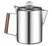 Générique Coffee Percolator - Coffee Percolator | Cofee Designer Percolator Stainless Steel Portable Machine with Compact Vintage Design for Camp Beach Family and Friends Gatting
