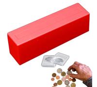 Générique Collectible Coin Boxes, Commemorative Coin Display Box - Souvenirs Collection Supplies Large Capacity Birthday Family Adults Friends